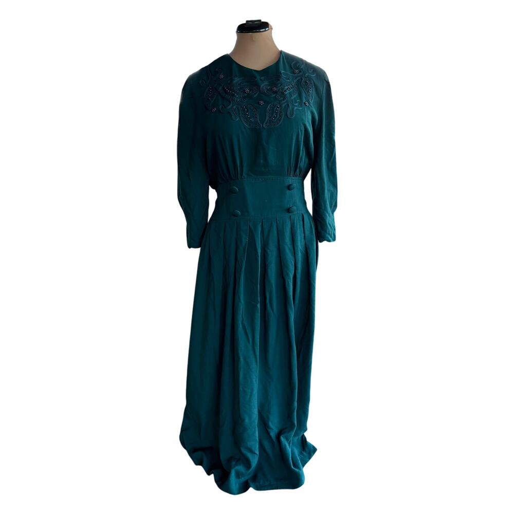 L.G. Star Vintage Dress Sz. M, Maxi, 80s, True Vintage, Gunne Sax Style, Cottage